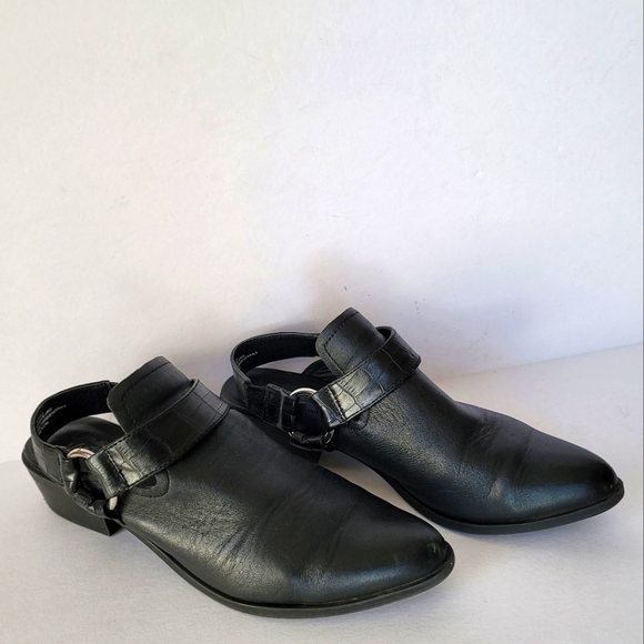 Crown Vintage Shoes - Crown Vintage Women's Noelle Leather Upper Slingback Mule Sandals. Size 7.5M